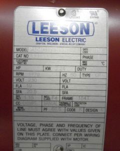 Mtr 3.0Hp 1Ph 60Hz 230V 1740rpm 184T RB TEFC